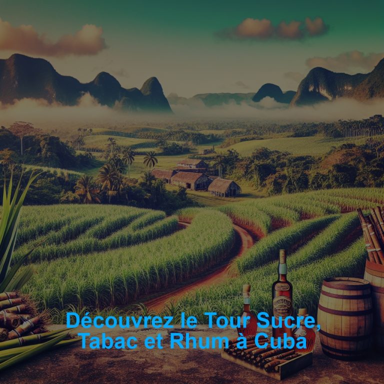 Découvrez le Tour Sucre, Tabac et Rhum à Cuba