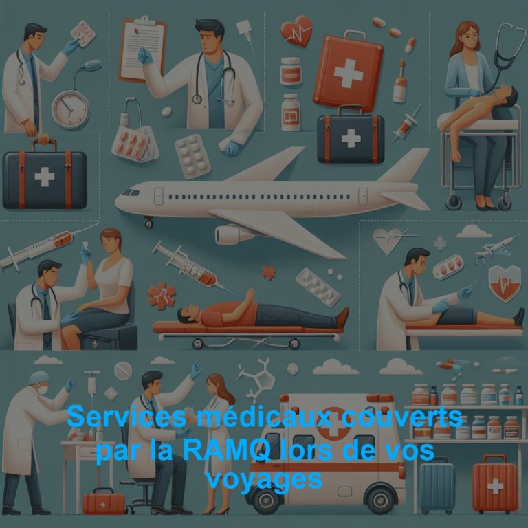 Services médicaux couverts par la RAMQ lors de vos voyages
