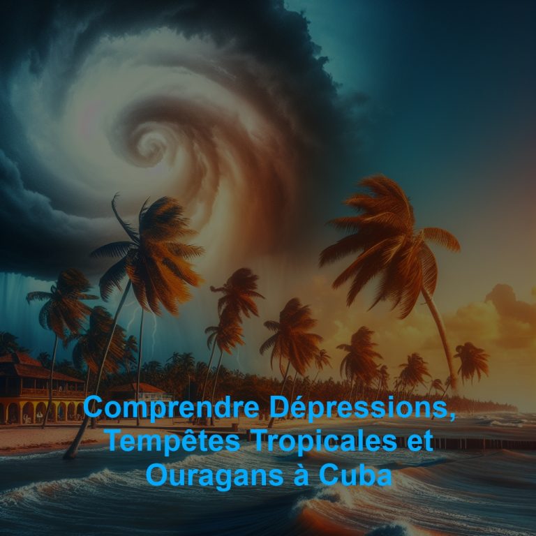 Comprendre Dépressions, Tempêtes Tropicales et Ouragans à Cuba