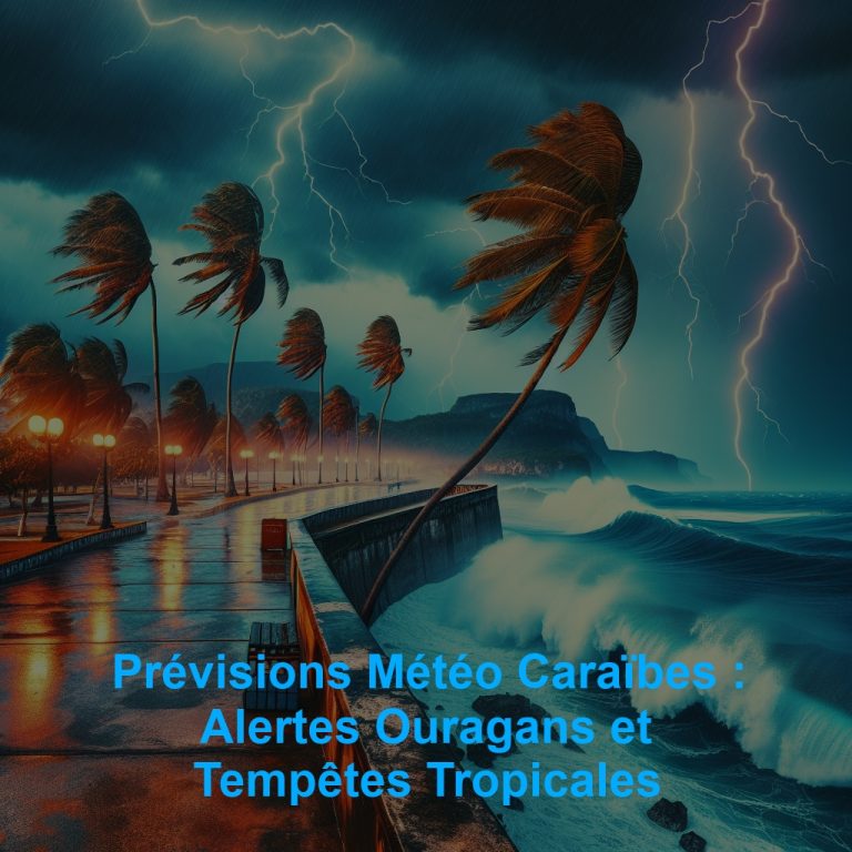 Prévisions Météo Caraïbes : Alertes Ouragans et Tempêtes Tropicales