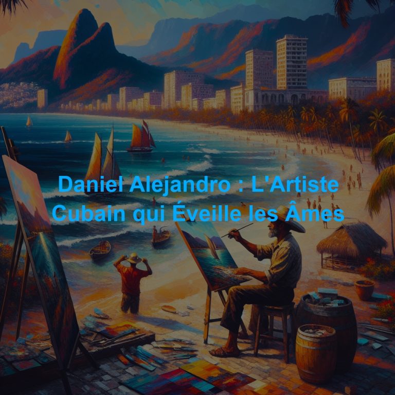 Daniel Alejandro : L'Artiste Cubain qui Éveille les Âmes