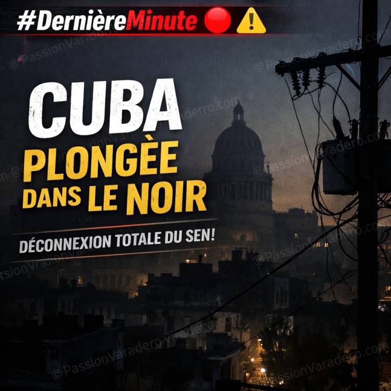 Cuba : nouvel effondrement total du réseau électrique national