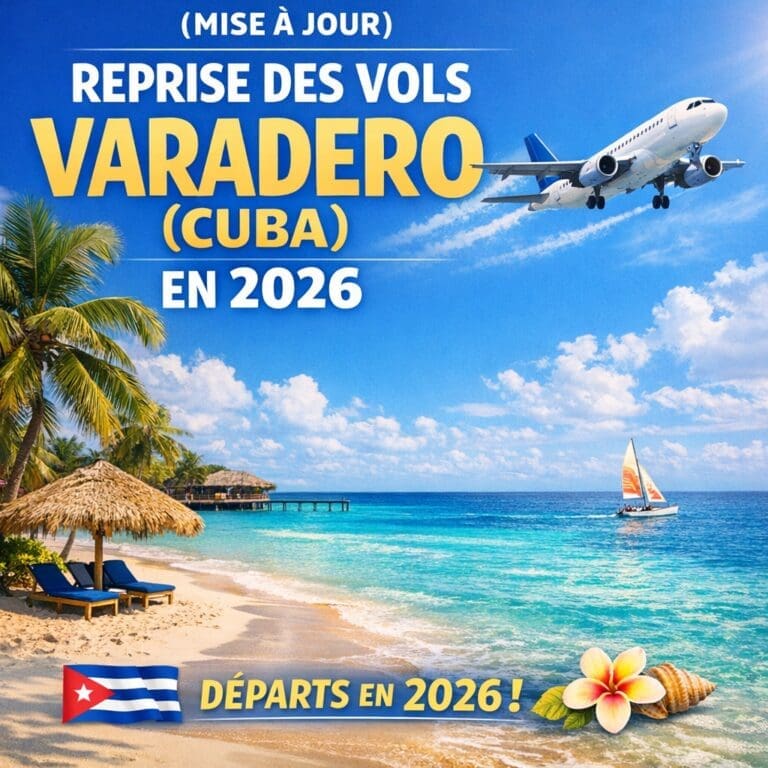 Varadero vols reprennent en 2026