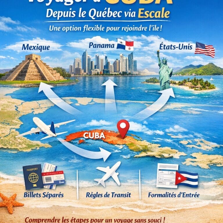 Voyage Québec Cuba escales destinations